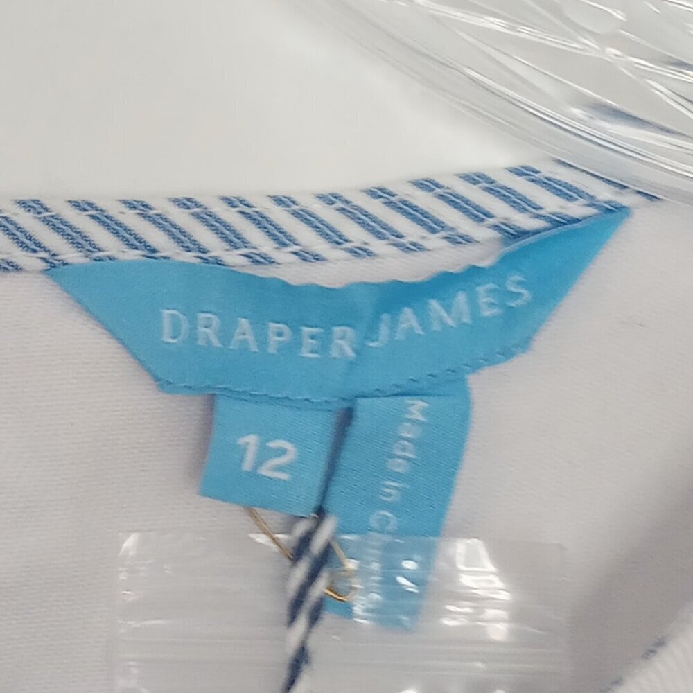 Draper James White Denim Shift Dress - Picture 3 of 12